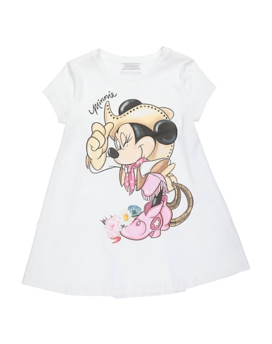 MONNALISA T-shirt DISNEY White 100% Cotton