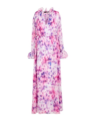 ROTATE BIRGER CHRISTENSEN Long dress Mauve 100% Recycled polyester