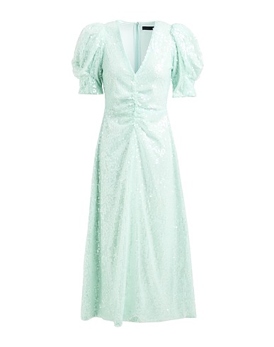 ROTATE BIRGER CHRISTENSEN Midi dress Light green 100% Recycled polyester
