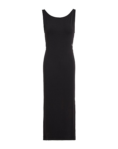 CALVIN KLEIN JEANS Midi dress Black 69% Modal, 27% Polyester, 4% Elastane
