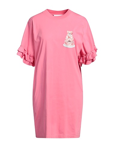 MOSCHINO Short dress COUTURE Pink 100% Cotton