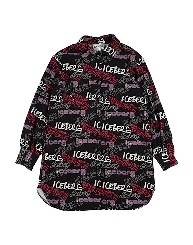 ICEBERG Dress Black 95% Polyester, 5% Elastane