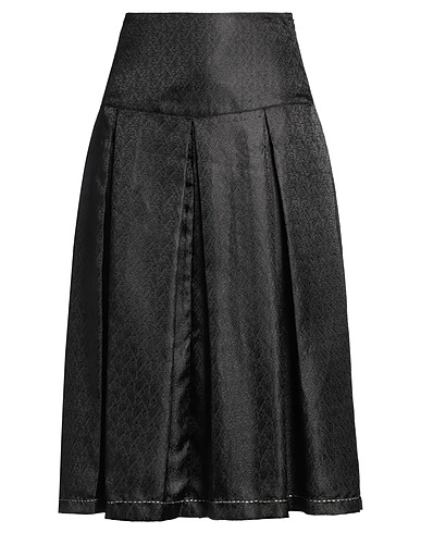 ALESSIA SANTI Midi skirt Black 100% Polyester