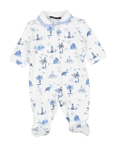 MONNALISA Baby jumpsuit White 100% Cotton