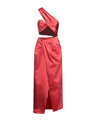 CULT GAIA Elegant dress Coral 76% Acetate, 21% Nylon, 3% Elastane