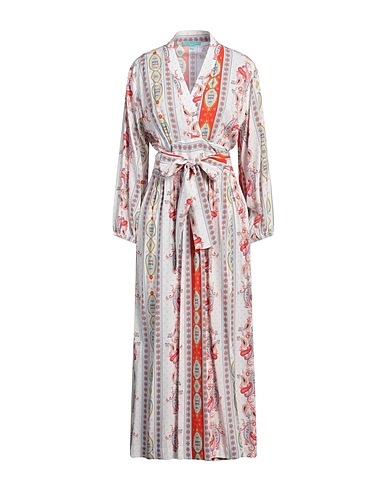 MELISSA ODABASH Vestito lungo Bianco 100% Viscosa