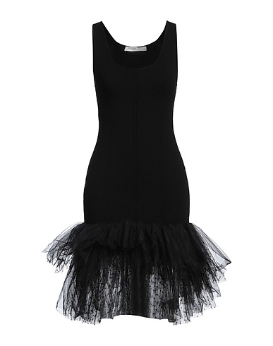 PHILOSOPHY di LORENZO SERAFINI Midi dress Black 70% Viscose, 30% Polyester