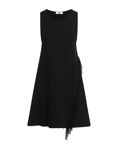 TWINSET Short dress U&B Black 50% Viscose, 28% Polyester, 22% Polyamide