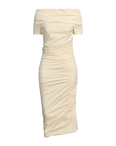 PHILOSOPHY di LORENZO SERAFINI Vestido de ceremonia Beige 58% Poliéster, 34% Poliamida, 8% Elastán