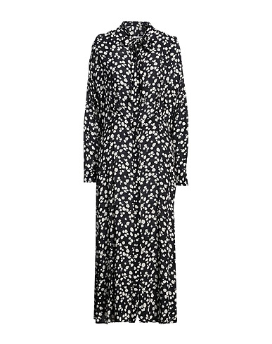 MSGM Hemdkleid Schwarz 100% Viskose