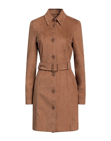 BOUTIQUE MOSCHINO Office dress Khaki 90% Polyester, 10% Rubber