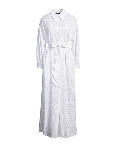 ACTITUDE by TWINSET Long dress White 100% Cotton