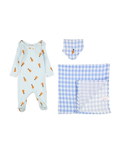 BOBO CHOSES Baby accessories set Sky blue 95% Organic cotton, 5% Elastane
