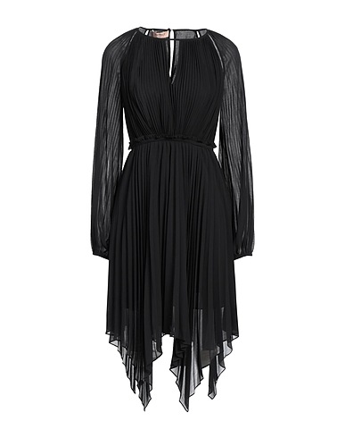TWINSET Vestito midi Nero 100% Poliestere