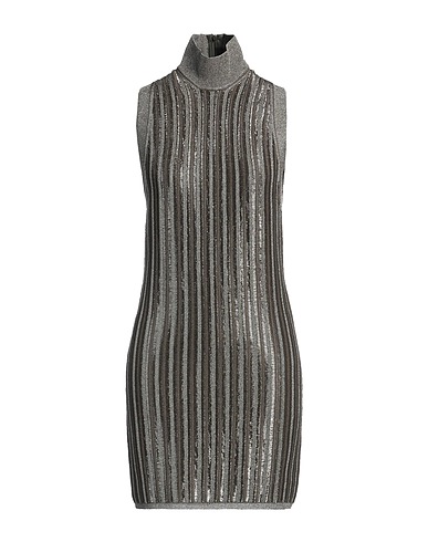 TOM FORD Sheath dress Sage green 60% Virgin Wool, 28% Viscose, 12% Metallic fiber