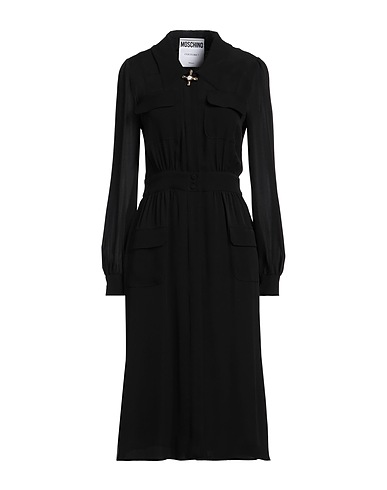 MOSCHINO Midi dress COUTURE Black 100% Silk