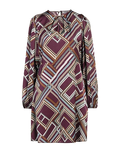 REPLAY Vestito corto Prugna 100% Poliestere