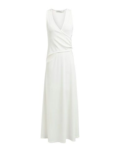 CHRISTOPHER ESBER Long dress White 96% Polyester, 4% Elastane