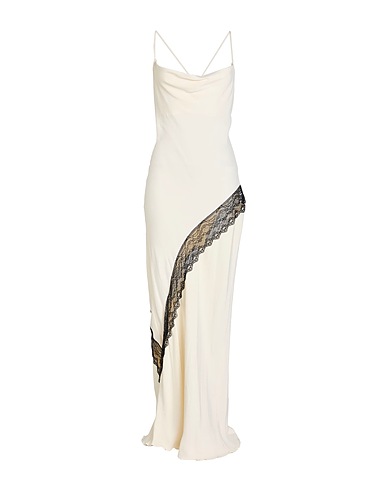 PT Torino Long dress Ivory 100% Viscose