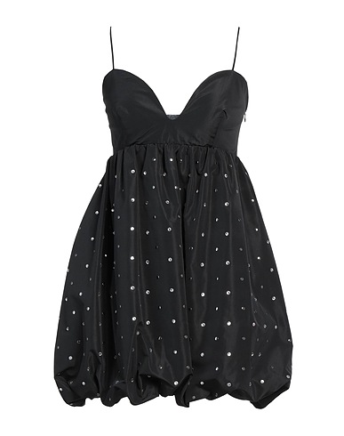 PINKO Elegant dress Black 100% Polyester, Glass, Brass