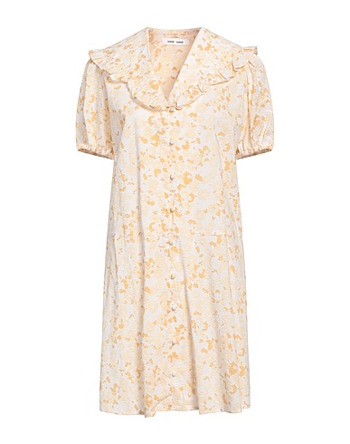 SAMSØE Φ SAMSØE Shirt dress Beige 100% Organic cotton