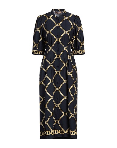 TWINSET Midi dress Navy 100% Cotton