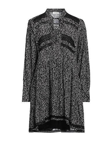 REPLAY Shirt dress NERO 100% Viscose