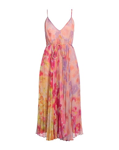 TWINSET Midi dress Pink 100% Polyester