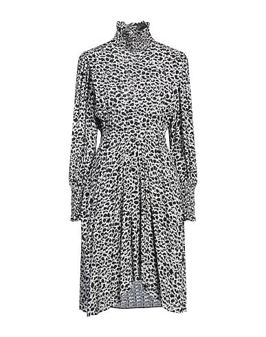 REPLAY Vestito midi NERO 99% Viscosa, 1% Fibra di metallo