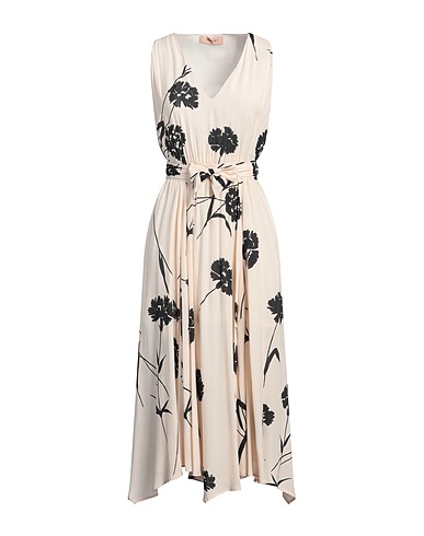 TWINSET Vestito estivo Avorio 100% Viscosa