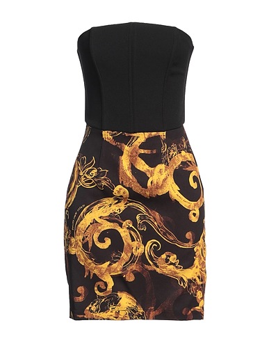 VERSACE JEANS COUTURE Tubino Nero 91% Poliestere, 9% Elastan