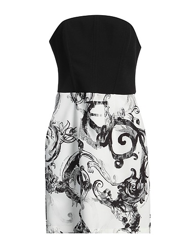 VERSACE JEANS COUTURE Sheath dress White 91% Polyester, 9% Elastane