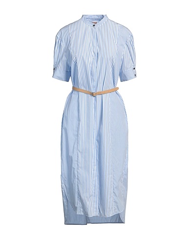BOSS Midi dress Azure 100% Cotton