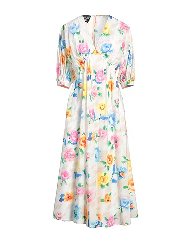 BOUTIQUE MOSCHINO Vestito midi Bianco 65% Cotone, 35% Seta