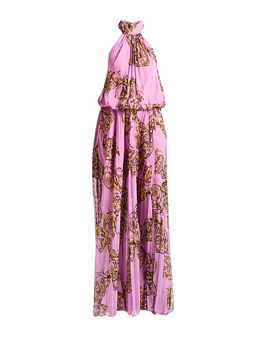 VERSACE JEANS COUTURE Elegant dress Lilac 100% Polyester