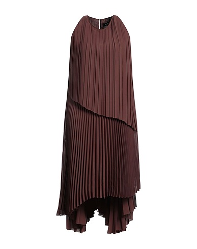 FABIANA FILIPPI Midi dress Chocolate brown 100% Polyester