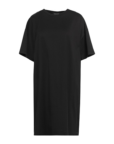 FABIANA FILIPPI Short dress Black 100% Cotton, Viscose