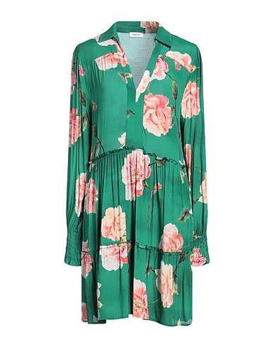 REPLAY Shirt dress Green 100% Viscose