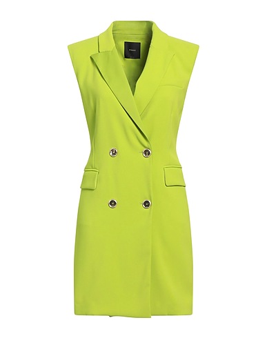 PINKO Vestito corto Verde lime 98% Poliestere, 2% Elastan