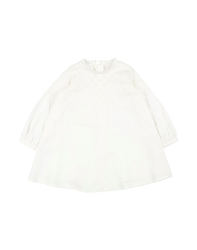 CHLOÉ Kleid Weiß 100% Baumwolle