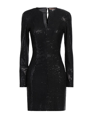 PENNYBLACK Robe à paillettes Noir 92% Polyamide, 5% Élasthanne, 3% Fibre métallique