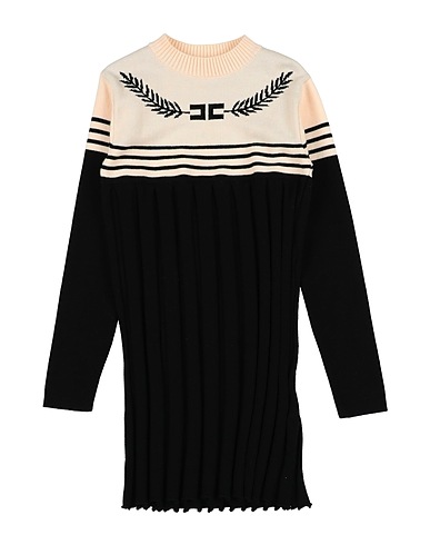 ELISABETTA FRANCHI Vestito LA MIA BAMBINA Nero 51% Viscosa, 31% Poliestere, 18% Poliammide