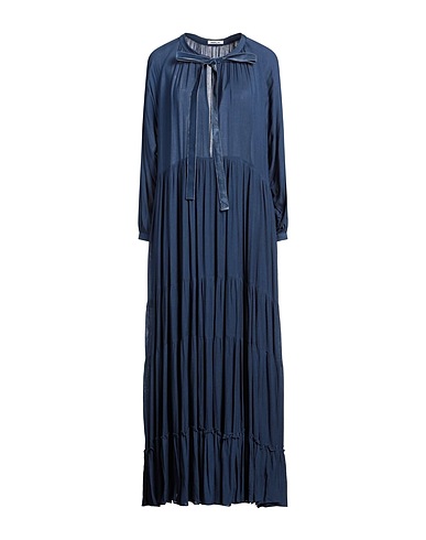REPLAY Long dress Navy 100% Viscose