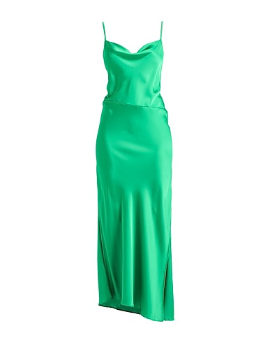 SIMONA CORSELLINI Long dress Green 100% Polyester