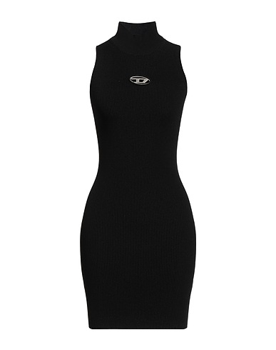 DIESEL Sheath dress Black 83% Rayon, 17% Polyester