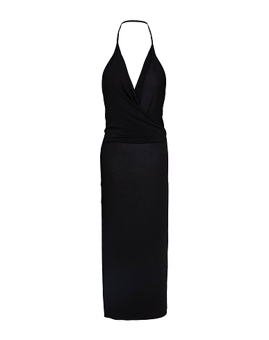 RICK OWENS LILIES Midi dress Black 78% Viscose, 17% Polyamide, 5% Elastane