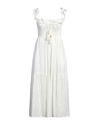 TWINSET Midi dress U&B Ivory 100% Cotton