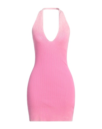 DIESEL Sheath dress Pink 100% Cotton