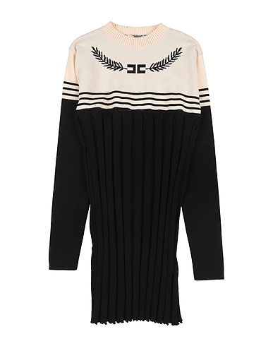 ELISABETTA FRANCHI Robe LA MIA BAMBINA Noir 51% Viscose, 31% Polyester, 18% Polyamide