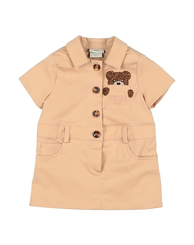 FENDI Vestido para bebé  Sand 97% Cotton, 3% Elastane, Polyester
